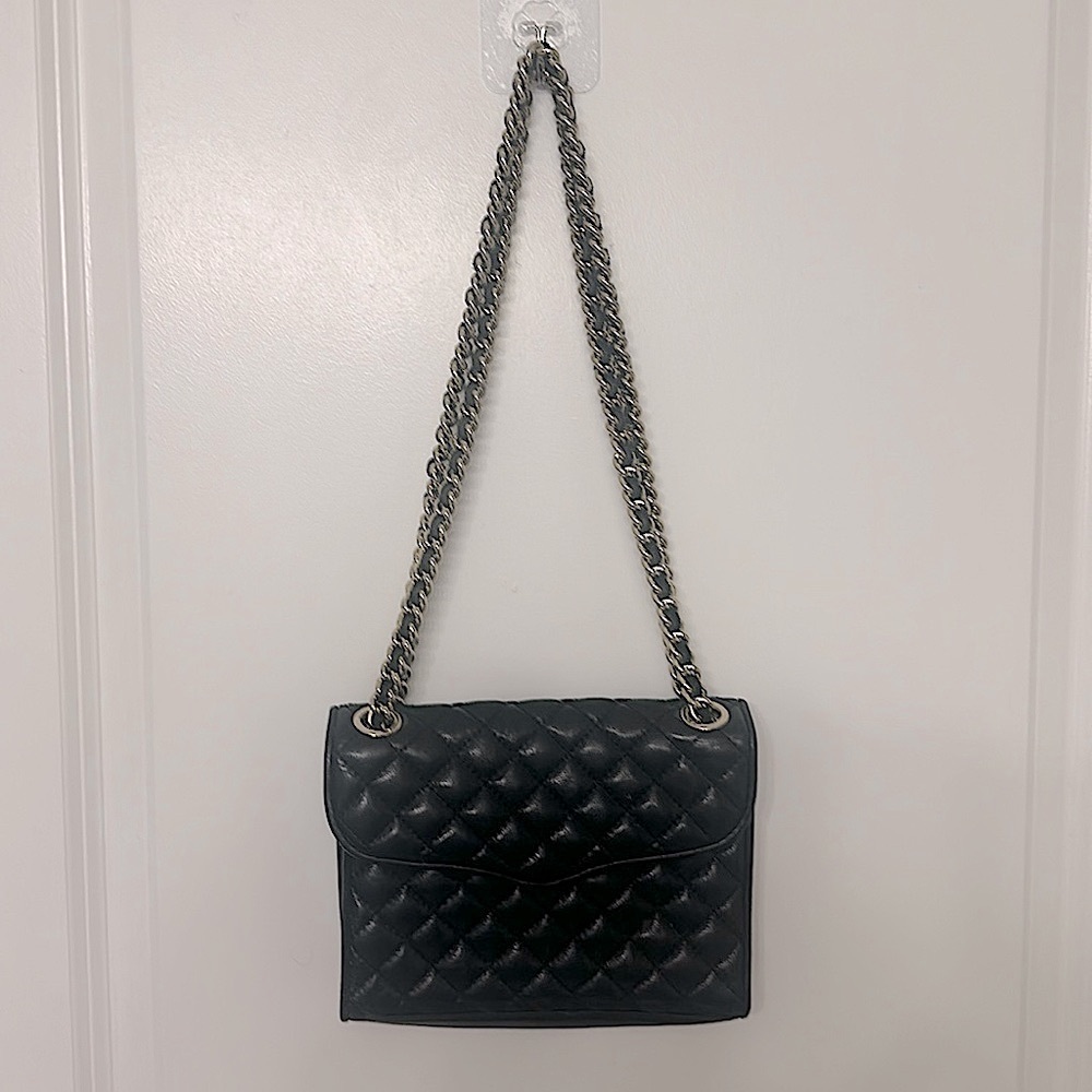 Rebecca Minkoff black and gold bag